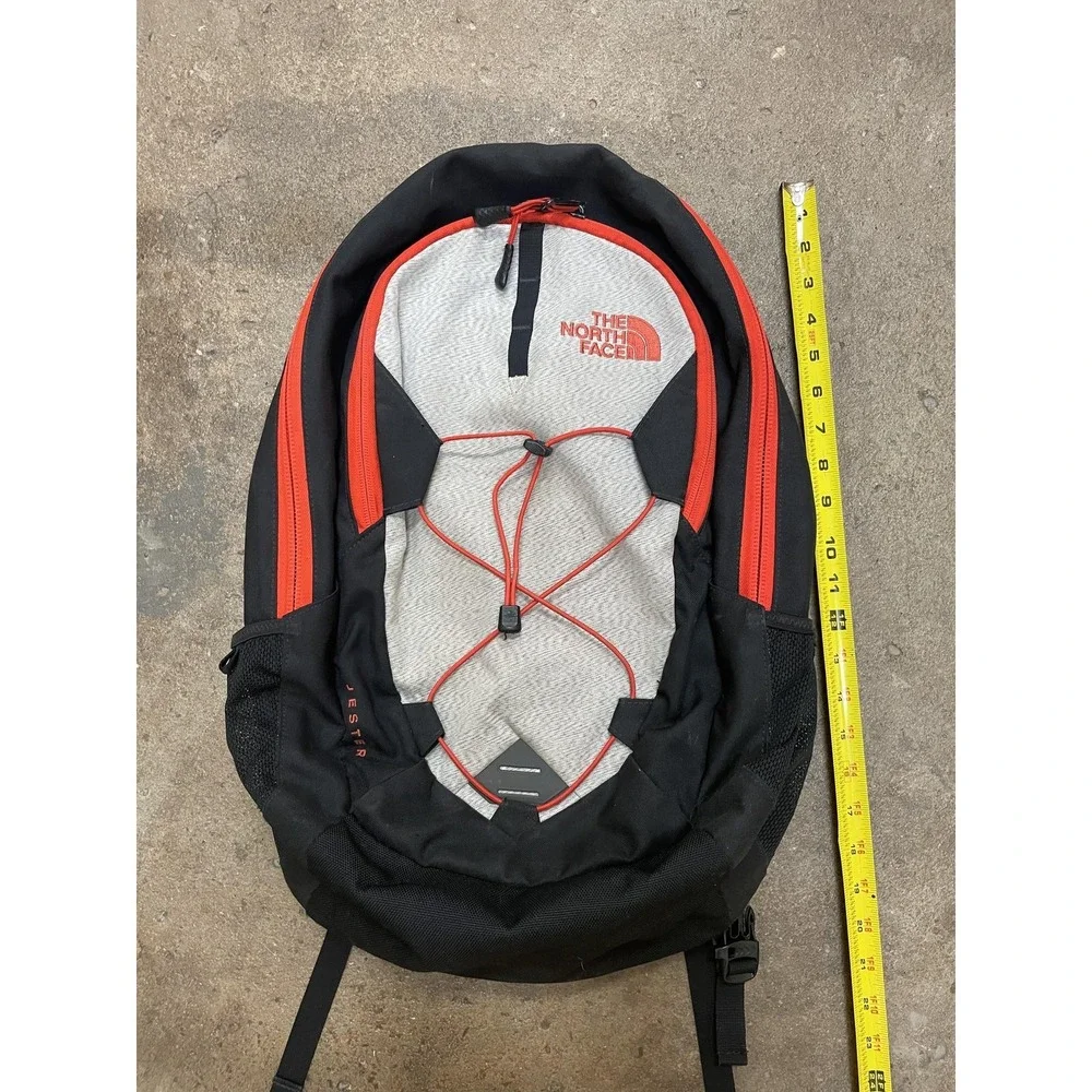 The North‎ Face Jester Black Red 18in Backpack Laptop Travel Daypack Bag Men